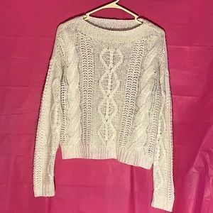 SO White Knit Sweater